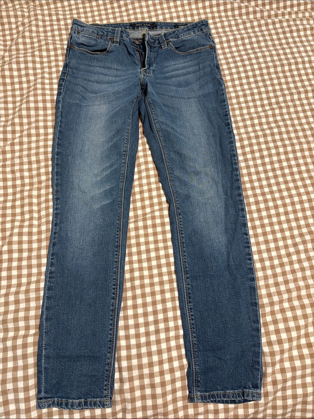 Max Jeans Women’s Skinny Jeans - Medium Blue Wash